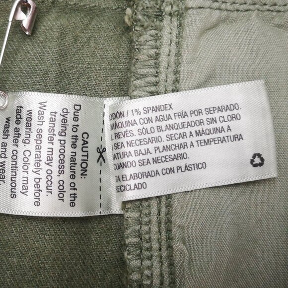 NWT Universal Thread Ladies Size 24W High Rise A-line Midi Green Denim Shorts - Picture 7 of 13